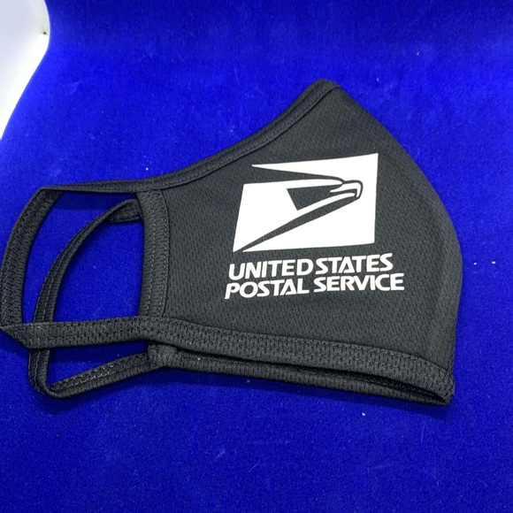 None Other 3 Black Face Mask With Usps Logo Poshmark